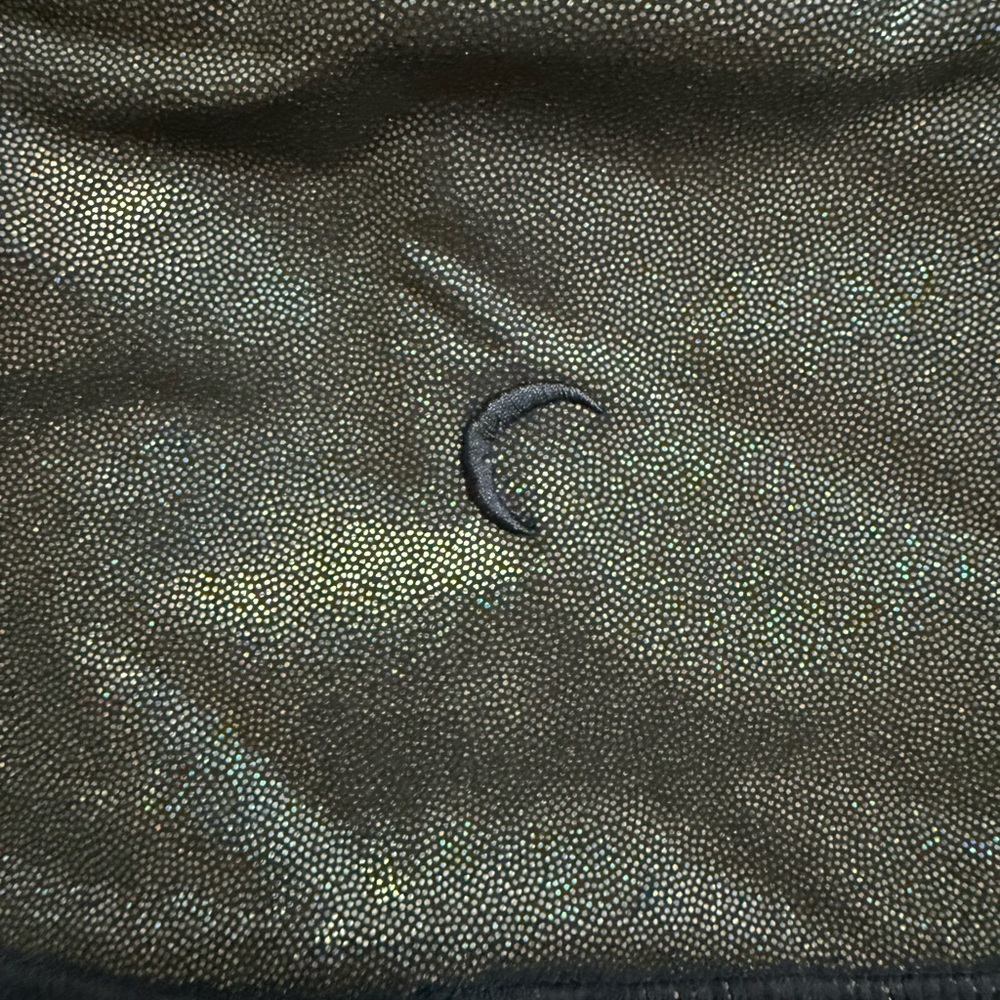 Zyia Shine Blue Twilight Luxe Workout Leggings Size 16 - Picture 4 of 5